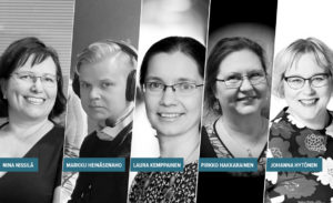 Nina Nissilä, Markku Heinäsenaho, Laura Kemppainen, Pirjo Hakkarainen, Johanna Hytönen